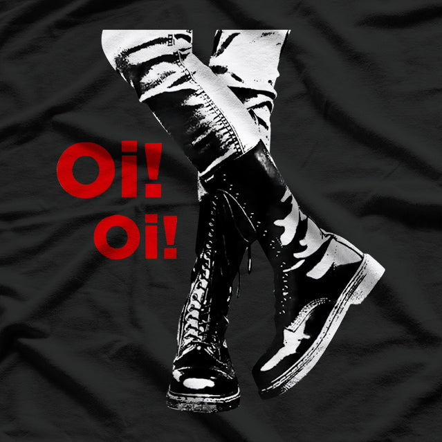 Oi Oi Skinhead Ska Street Punk Hardcore Music Fan T-Shirt