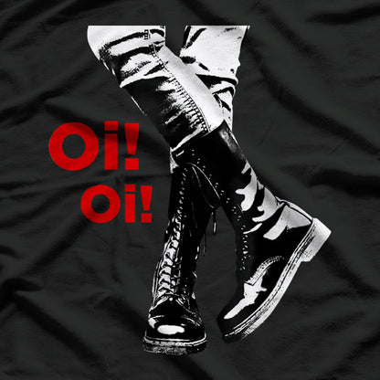 Oi Oi Skinhead Ska Street Punk Hardcore Music Fan T-Shirt