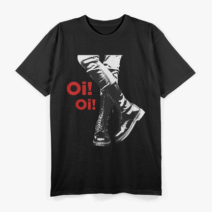 Oi Oi Skinhead Ska Street Punk Hardcore Music Fan T-Shirt