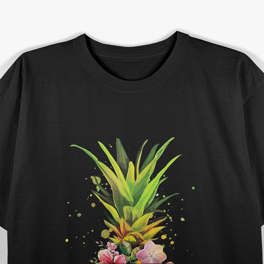 Pineapple Flower: Tropical Vibes T-Shirt
