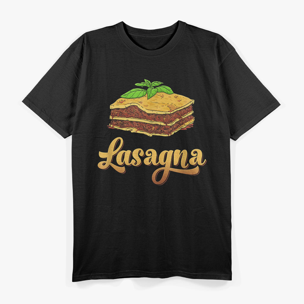 Retro Pasta Lasagna, Pasta Lovers T-Shirt