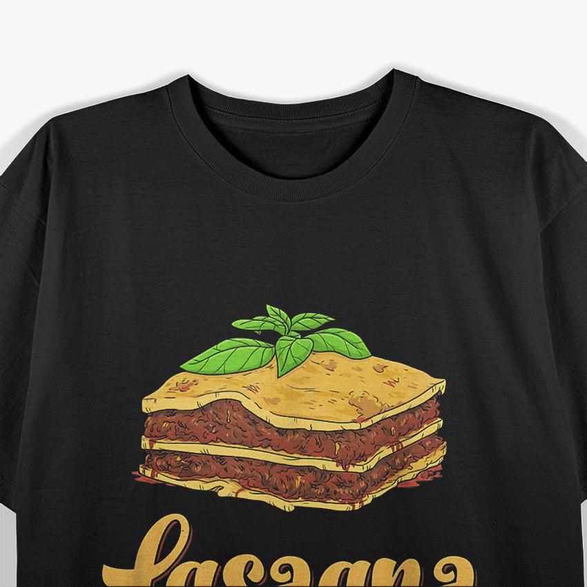Retro Pasta Lasagna, Pasta Lovers T-Shirt