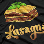Retro Pasta Lasagna, Pasta Lovers T-Shirt