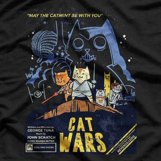 Cat Wars - Funny Parody T-Shirt