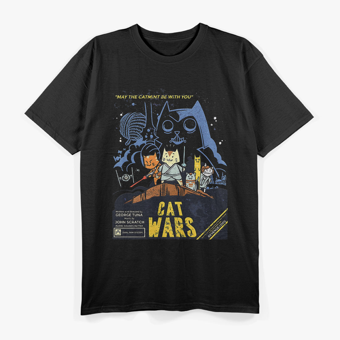 Cat Wars - Funny Parody T-Shirt