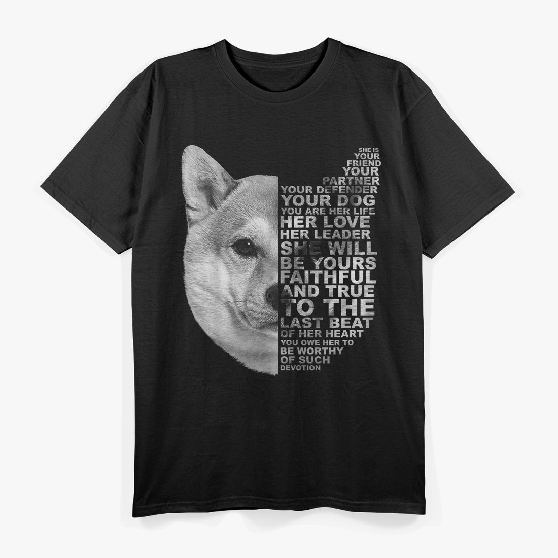 Shiba Inu Partner and Friend Dog Lover T-Shirt