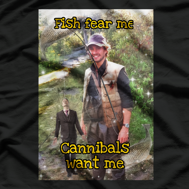 Fish Fear Me, Cannibals Love Me – Funny Survival Humor T-Shirt