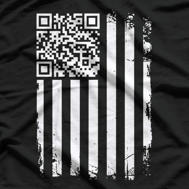 Funny QR Code Dance – Political Humor Parody Love T-Shirt