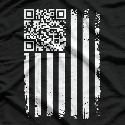 Funny QR Code Dance – Political Humor Parody Love T-Shirt
