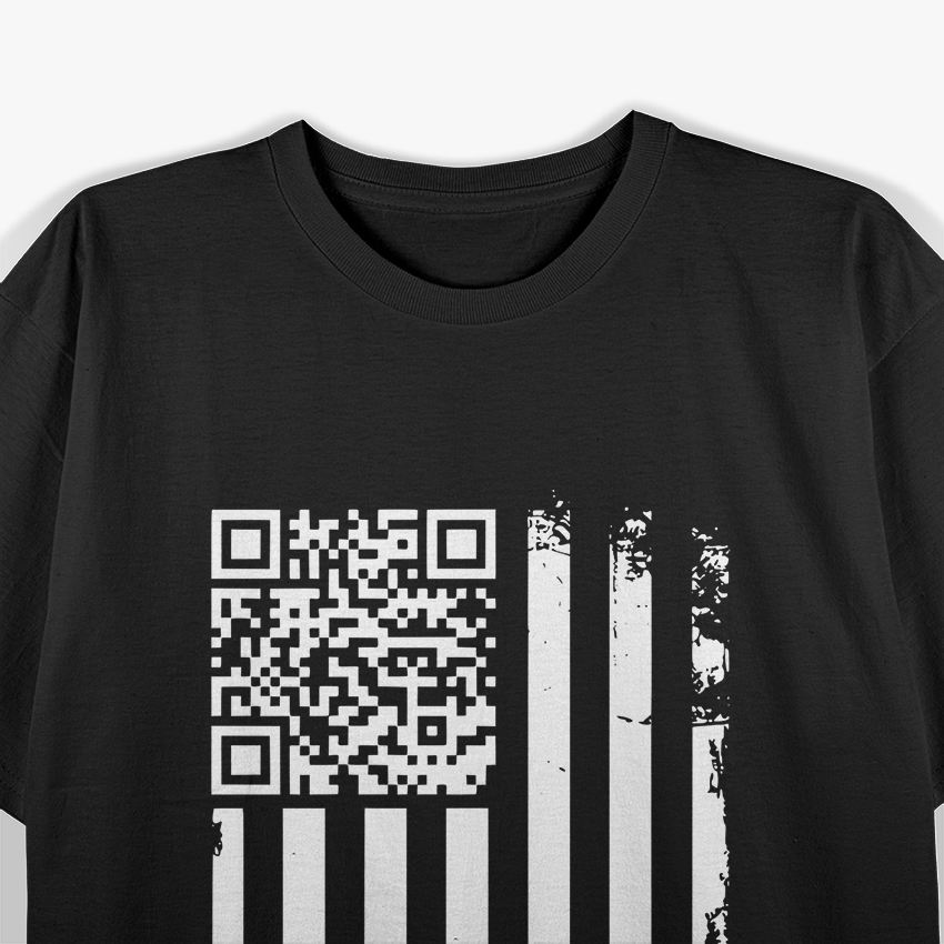 Funny QR Code Dance – Political Humor Parody Love T-Shirt