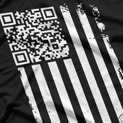 Funny QR Code Dance – Political Humor Parody Love T-Shirt