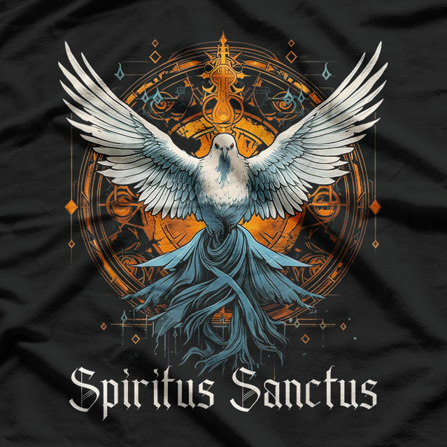 Holy Spirit Confirmation Latin Mass Catholic Faith Graphic T-Shirt