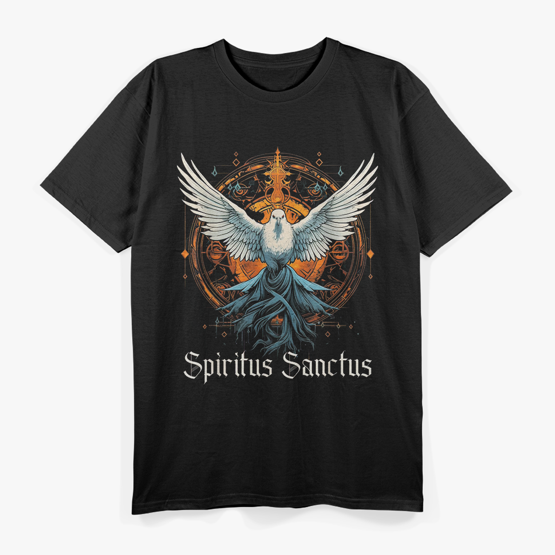 Holy Spirit Confirmation Latin Mass Catholic Faith Graphic T-Shirt