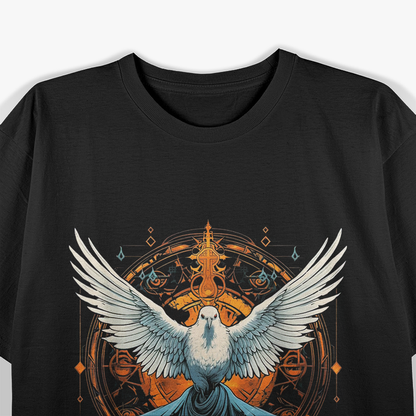 Holy Spirit Confirmation Latin Mass Catholic Faith Graphic T-Shirt