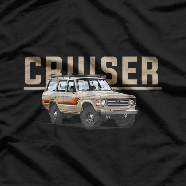 Landcruiser 60 Series – Classic Off-Road Legend Vintage 4x4 Adventure T-Shirt