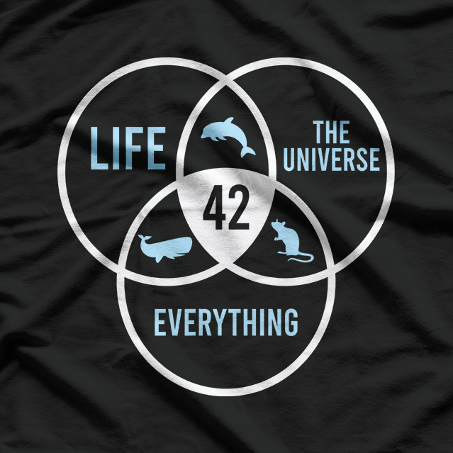 Life The Universe And Everything Retro Quote Graphic T-Shirt