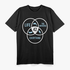 Life The Universe And Everything Retro Quote Graphic T-Shirt