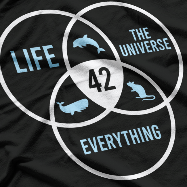 Life The Universe And Everything Retro Quote Graphic T-Shirt