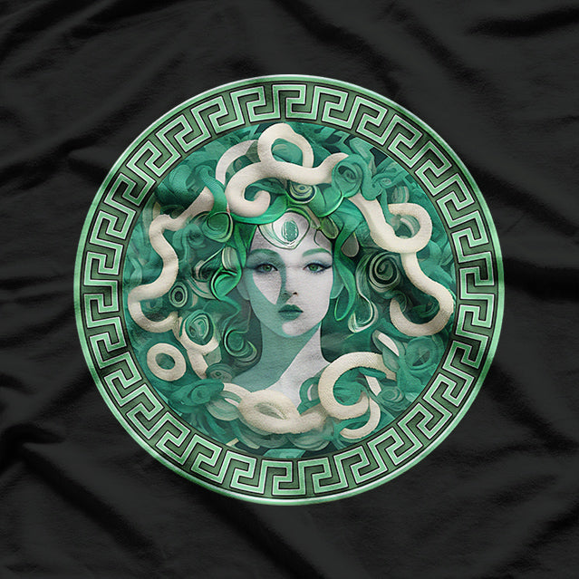 Medusa Head - Snake Hair Greek Mythology T-Shirt