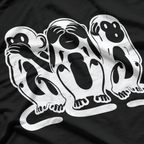 Playful Emoji Monkeys Humor Graphic T-Shirt