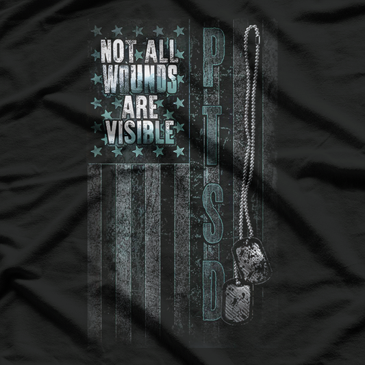 Not All Wounds Are Visible Mental Health Awareness T-Shirt