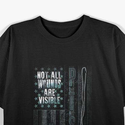 Not All Wounds Are Visible Mental Health Awareness T-Shirt
