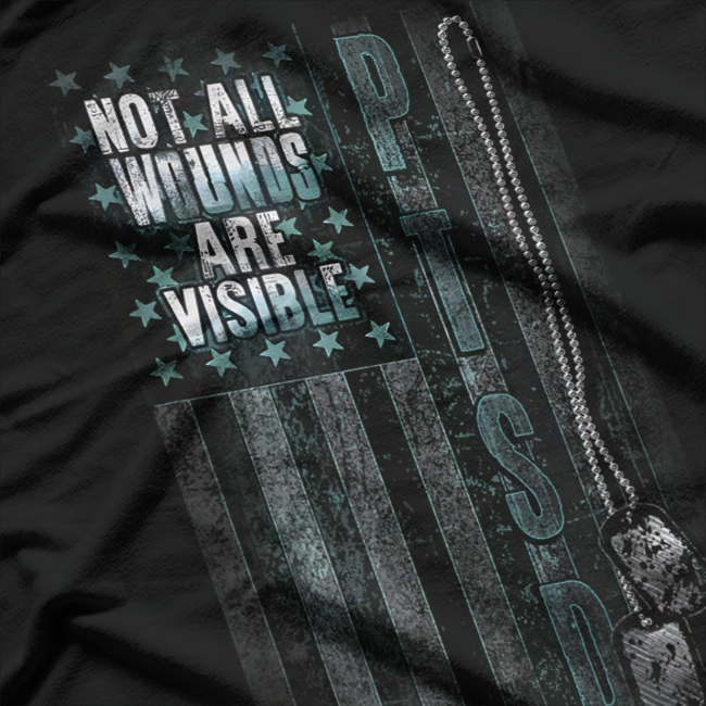 Not All Wounds Are Visible Mental Health Awareness T-Shirt