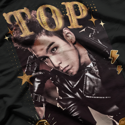 TOP Choi Seunghyun Retro Preppy T-Shirt