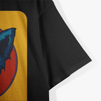 Blue Dog Art Inspired Premium Vintage Style Graphic T-Shirt