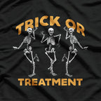 Trick Or Treatment Physical Therapy Skeleton T-Shirt