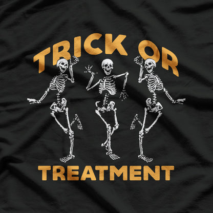 Trick Or Treatment Physical Therapy Skeleton T-Shirt