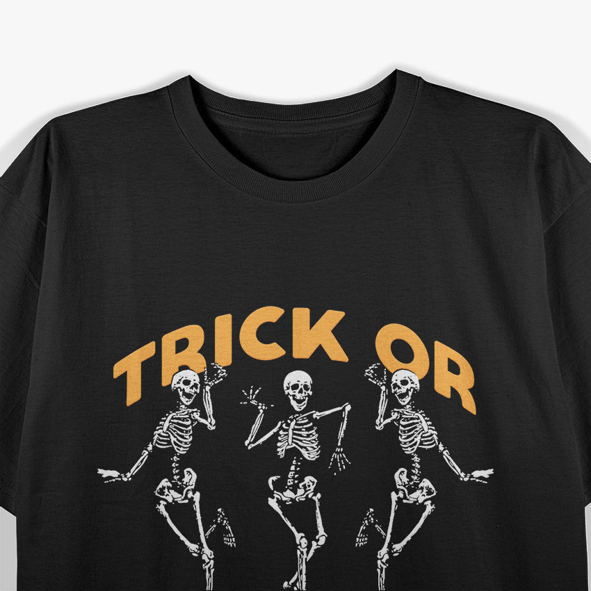 Trick Or Treatment Physical Therapy Skeleton T-Shirt