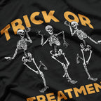 Trick Or Treatment Physical Therapy Skeleton T-Shirt