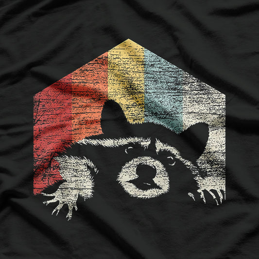 Vintage Raccoon – Retro Wildlife Animal Lover Nature T-Shirt