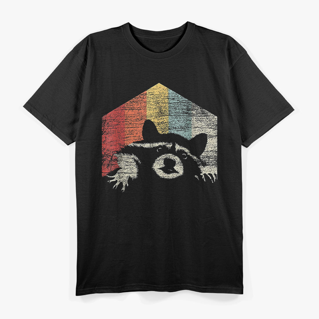 Vintage Raccoon – Retro Wildlife Animal Lover Nature T-Shirt