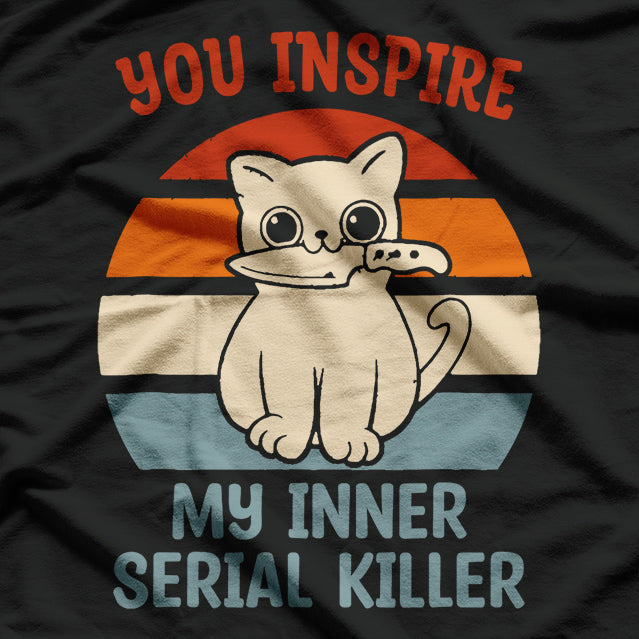 Cat Vintage You Inspire My Inner Artist T-Shirt