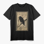 Vintage Harm None Wiccan Pagan Spiritual Quote T-Shirt