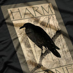 Vintage Harm None Wiccan Pagan Spiritual Quote T-Shirt