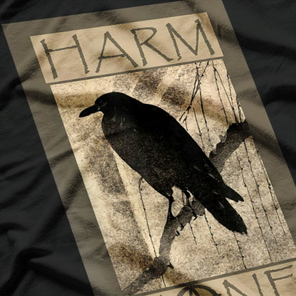 Vintage Harm None Wiccan Pagan Spiritual Quote T-Shirt