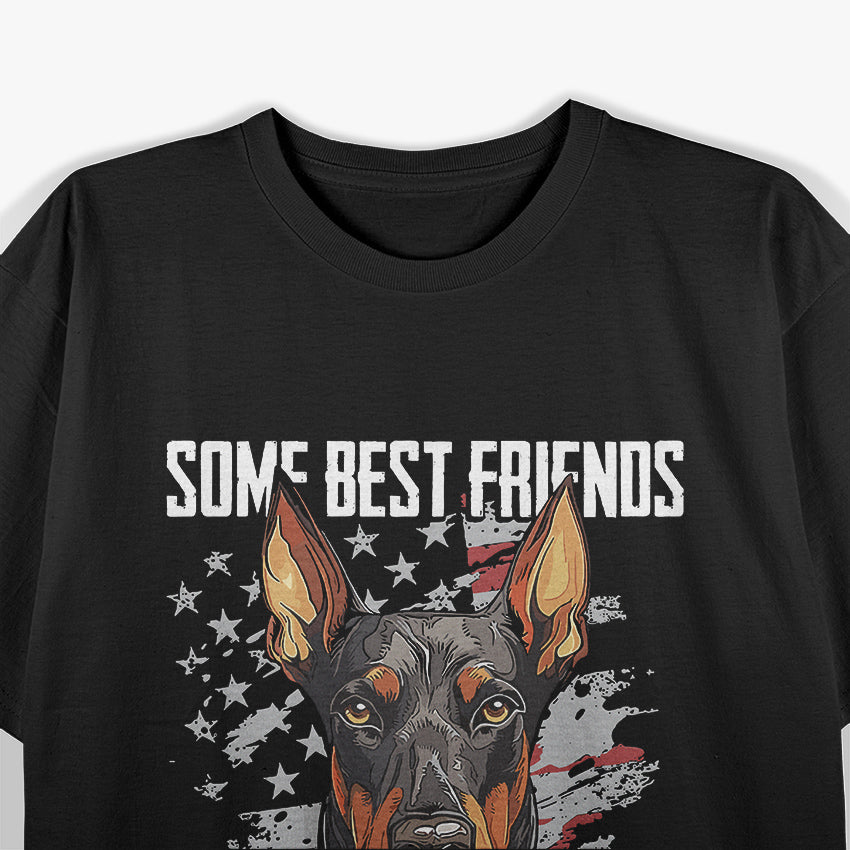 Silent Best Friends Doberman Pinscher Dog T-Shirt