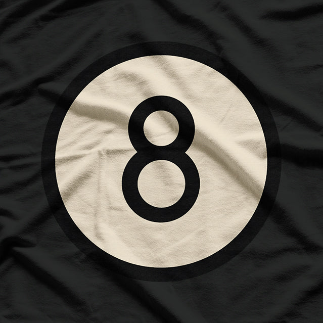 Retro Billiards 8-Ball Pool Player T-Shirt