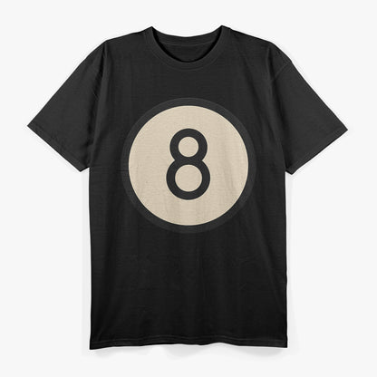 Retro Billiards 8-Ball Pool Player T-Shirt