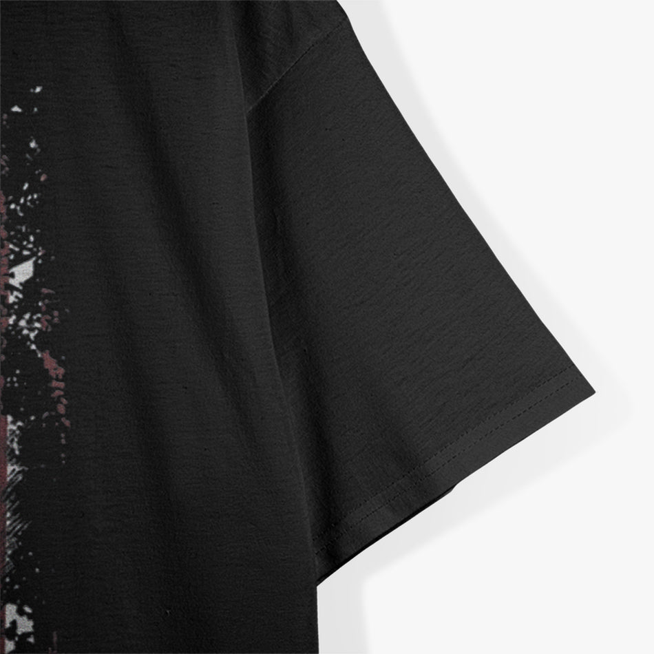 Belgian Malinois with Patriotic American Flag Design T-Shirt