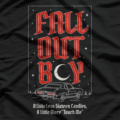 Fall Out Boy Candles - A Rockin' Car-Themed T-Shirt