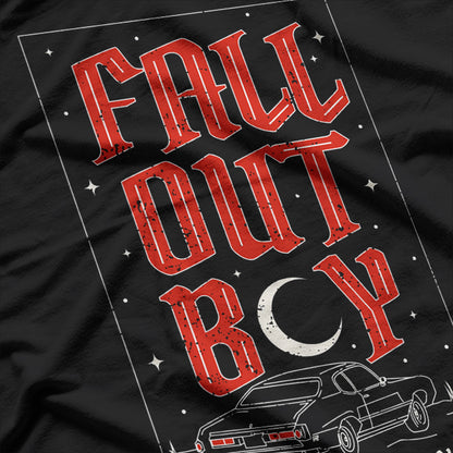 Fall Out Boy Candles - A Rockin' Car-Themed T-Shirt