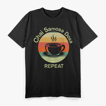 Chai Samosa Dosa Indian Culture Desi Hindi Funny T-Shirt