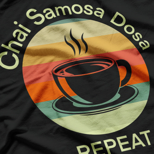 Chai Samosa Dosa Indian Culture Desi Hindi Funny T-Shirt