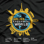 Drink Around the World: Global Beer & Spirits T-Shirt