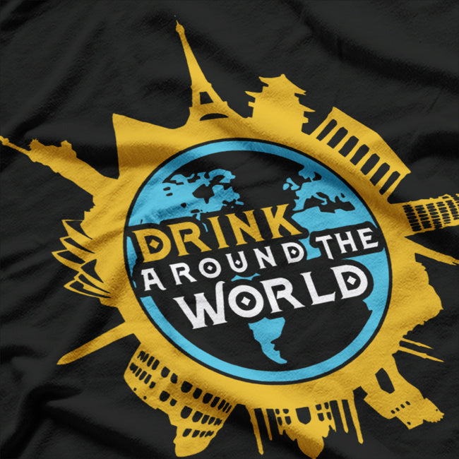Drink Around the World: Global Beer & Spirits T-Shirt