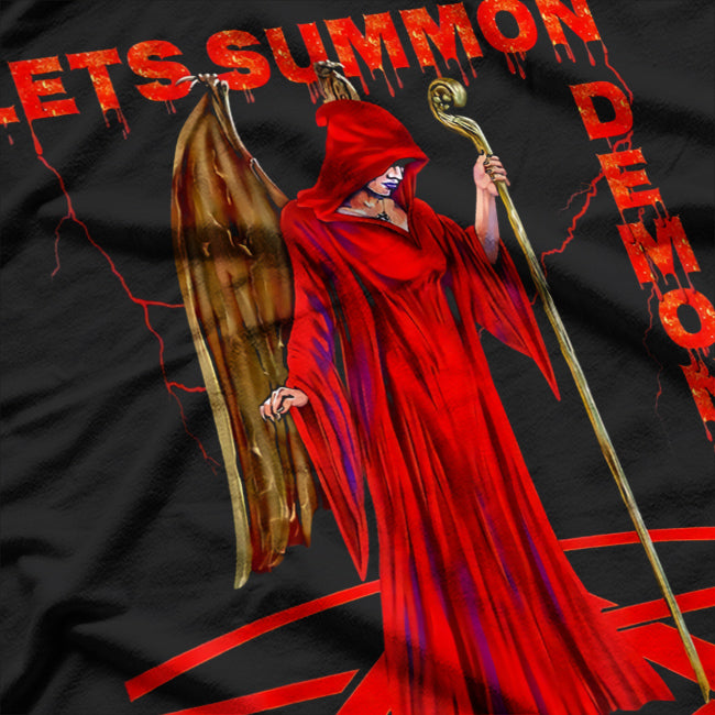 Let’s Summon Fun With A Pentagram Retro Occult Humor T-Shirt